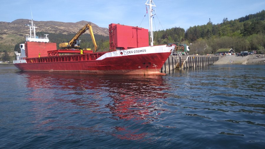 Ship Expected: CEG COSMOS for Troon Harbour 