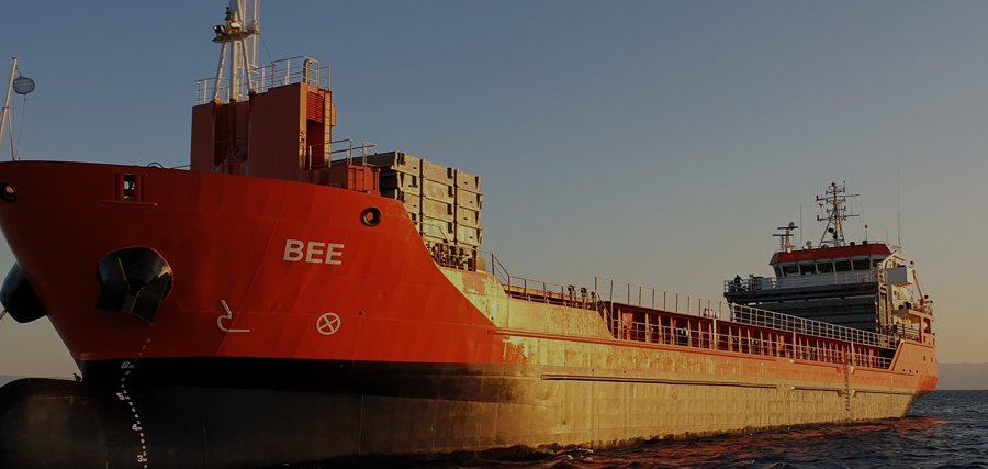 Currently transiting Irish Sea - mv BEE