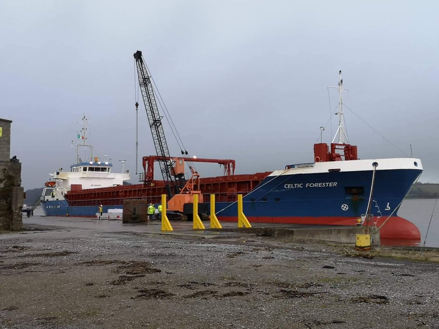 Currently transiting Irish Sea - CELTIC FORESTER