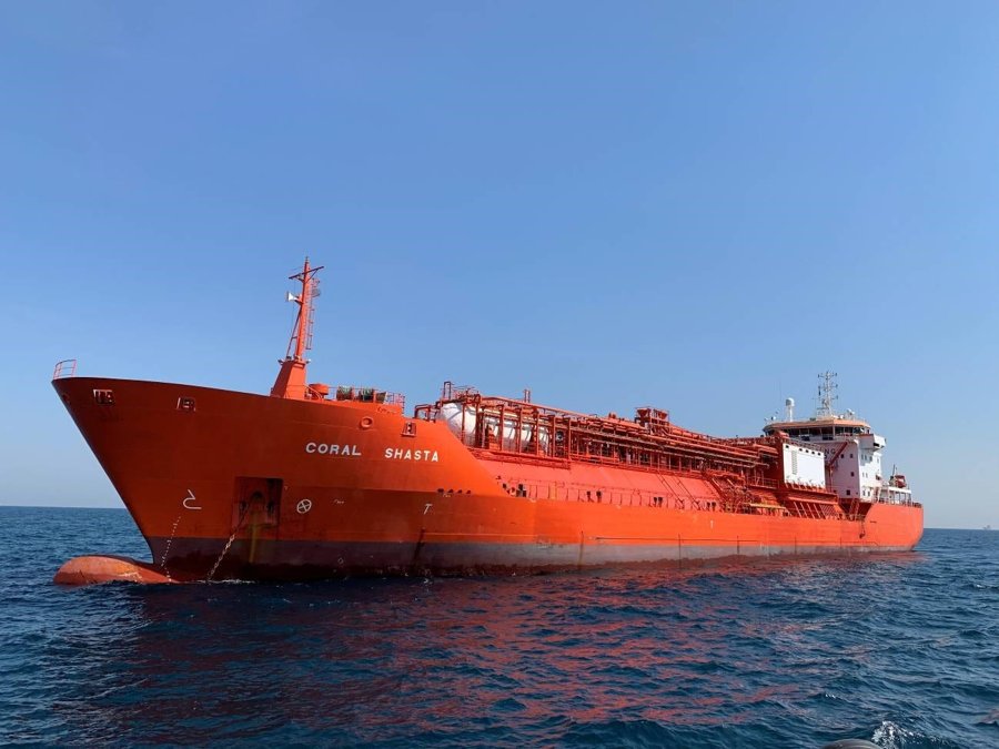 Ship Expected: CORAL SHASTA for Forth Braefoot Terminal 