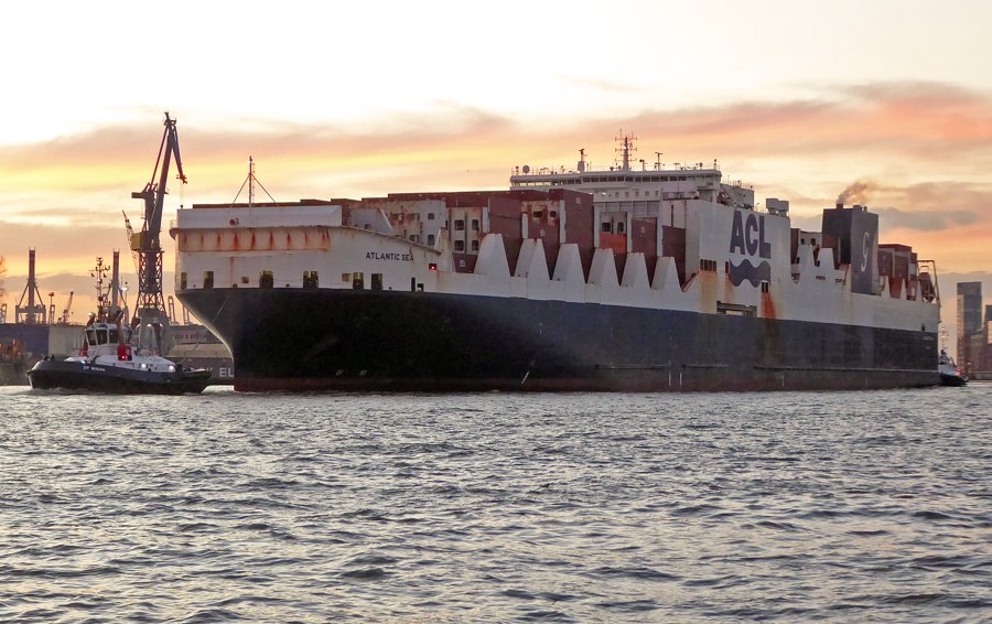 Currently transiting North Channel for Liverpool - ATLANTIC SEA