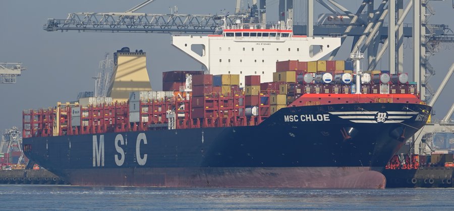 East British Isles Map: Strait of Dover for London GP - MSC CHLOE