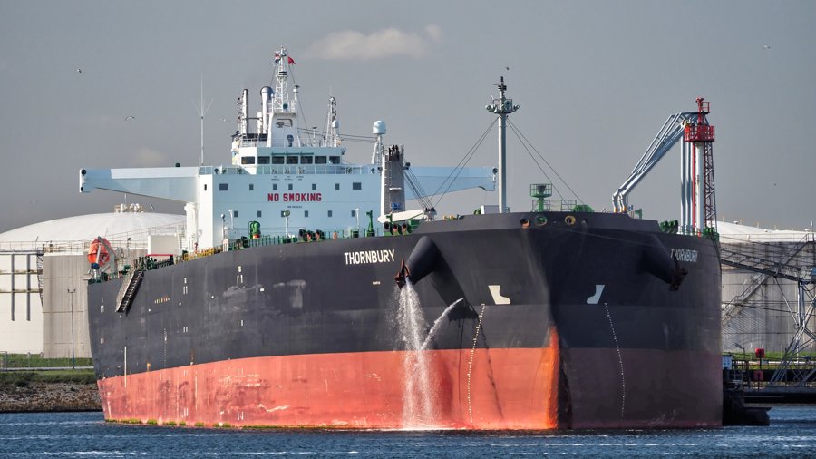 East Map: Currently leaving Wilhelmshaven for Teesport: THORNBURY