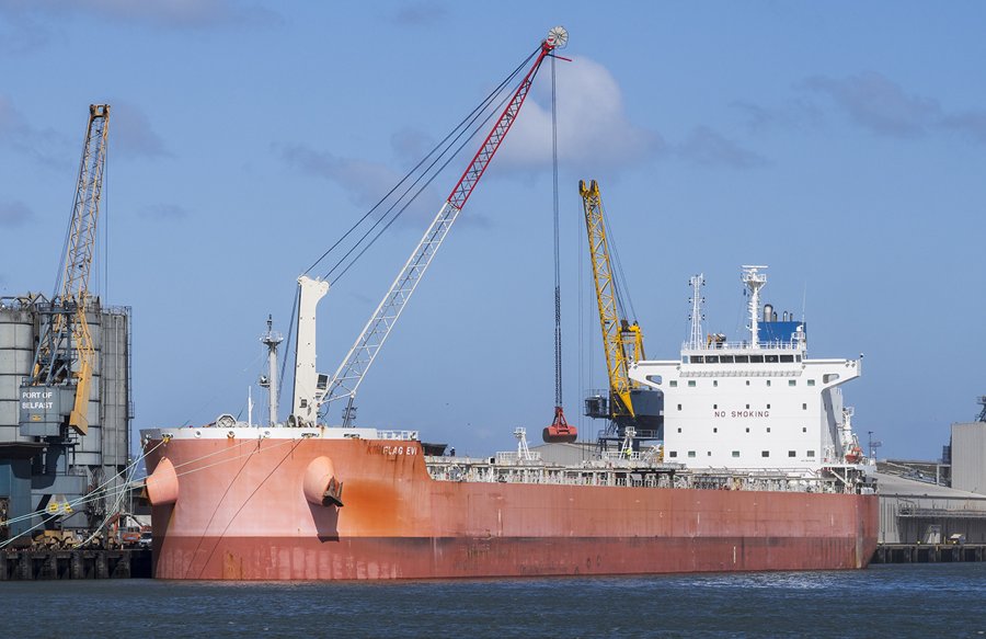 West Map: Currently Off Portugal Bound for Liverpool: FLAG EVI