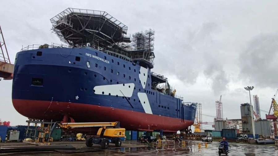 East Map: 2025-Built Walk to Work Vessel IWS SUNWALKER