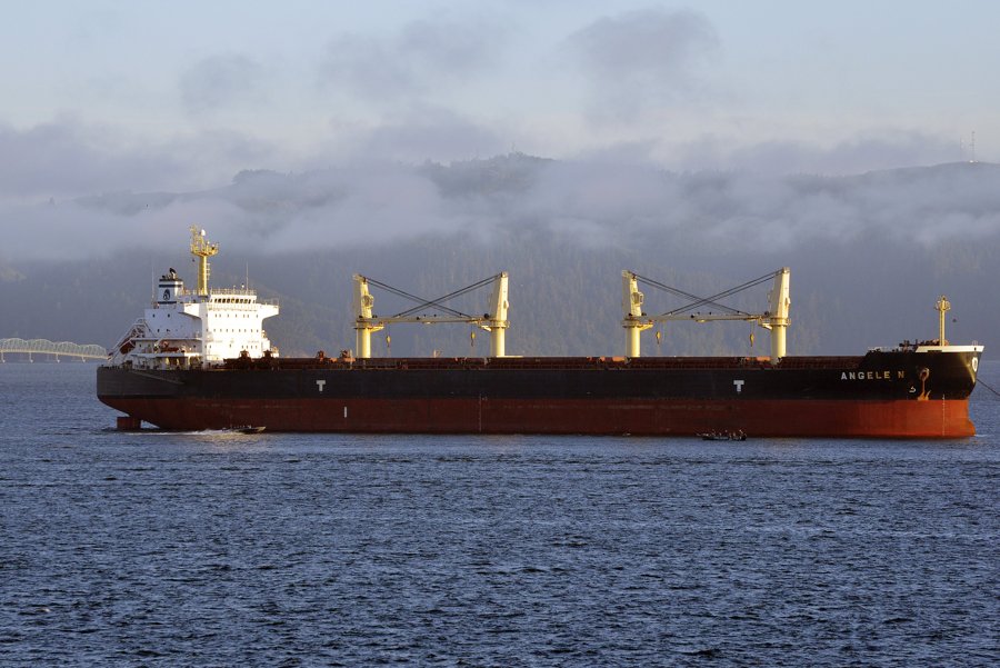 Currently in North Sea for Teesport: ANGELE N