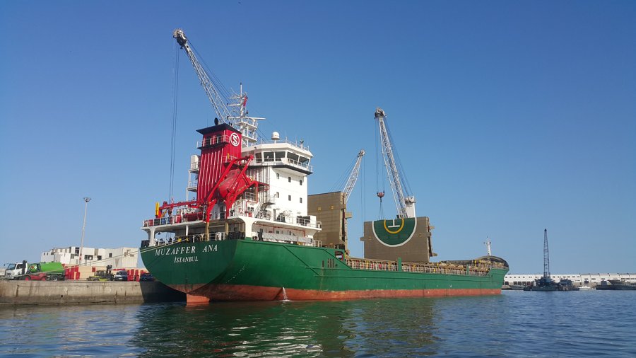 Currently off Lisbon for Waterford: MUZAFFER ANA