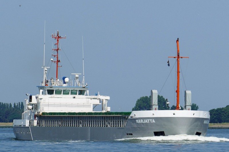 Inbound for Belfast: MARJATTA