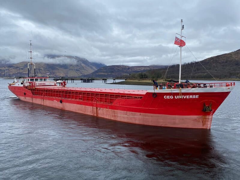 Ship Expected: CEG UNIVERSE for Brodick Pier 