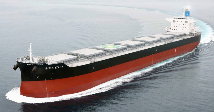 Currently in Dover Straits bound for Belfast: BULK ITALY