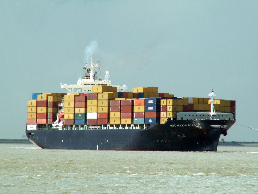 Expected Arrival: MSC MARIA PIA at Greenock Ocean Terminal