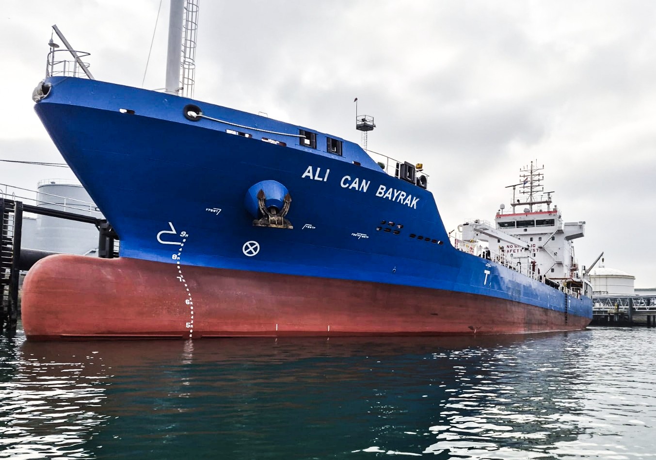 Transit: ALI CAN BAYRAK       entering English South Coast at The Dover Strait