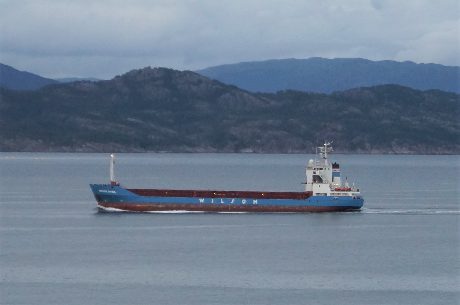  Irish Sea - WILSON DVINA         transiting Irish Sea off Anglesey