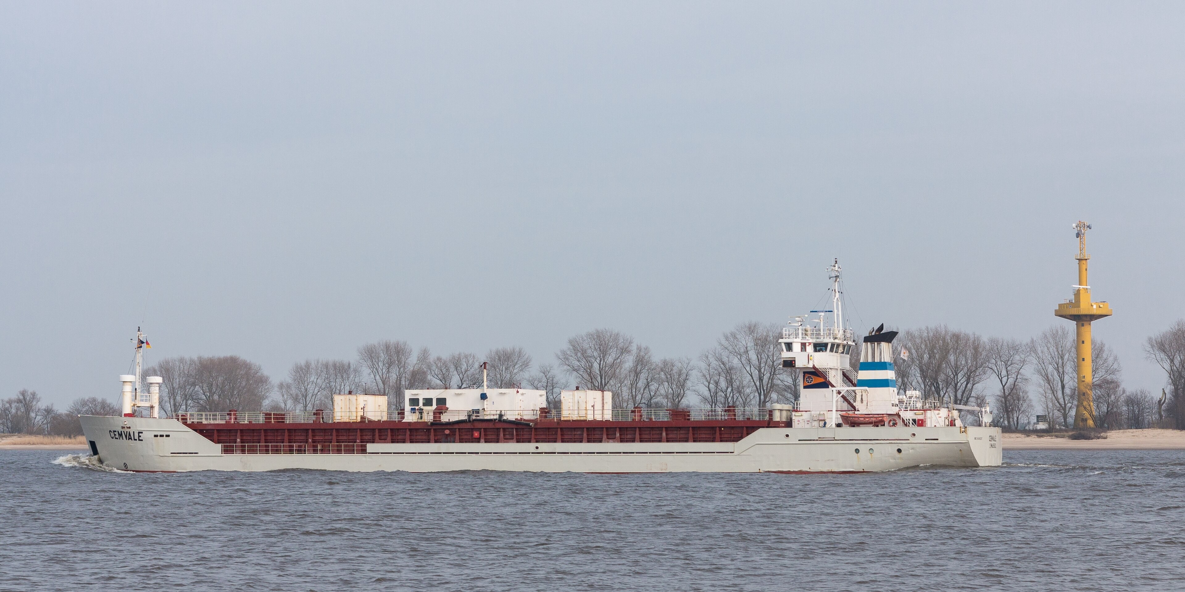 Transit: CEMVALE entering English South Coast at The Dover Strait