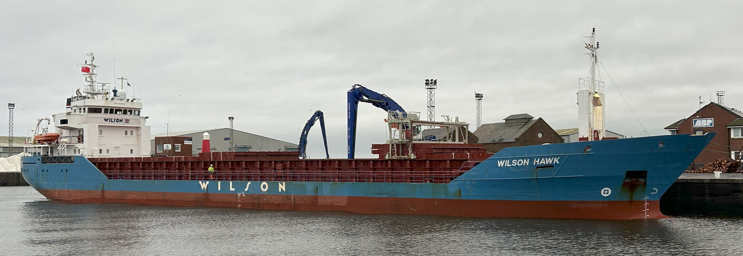 Transit: WILSON HAWK          entering English South Coast at The Dover Strait