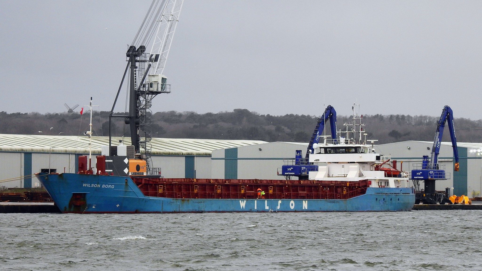 Transit: WILSON BORG          entering English South Coast at The Dover Strait