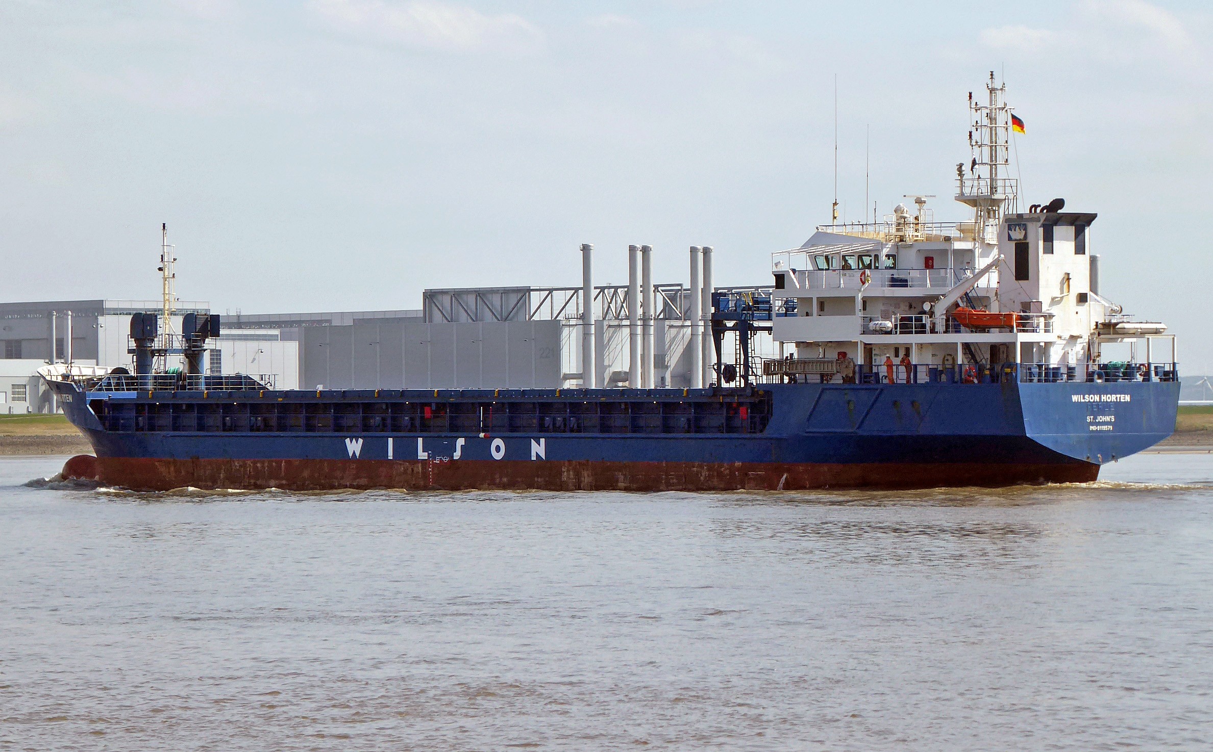 Transit: WILSON HORTEN        entering English South Coast at The Dover Strait