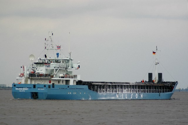  Irish Sea - WILSON BREST         transiting Irish Sea off Dublin