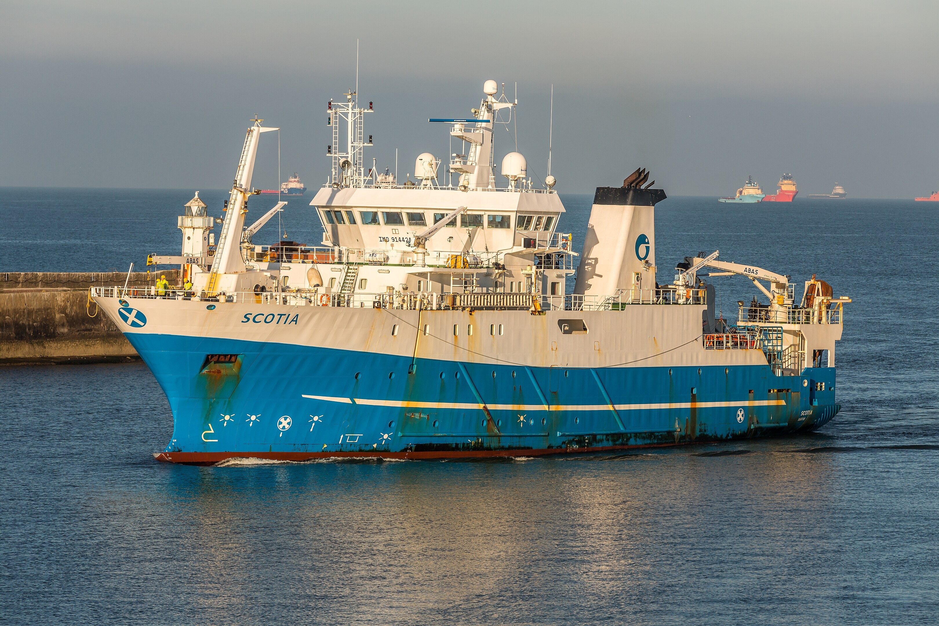  Scottish East Coast - SCOTIA               transiting Aberdeenshire Coast