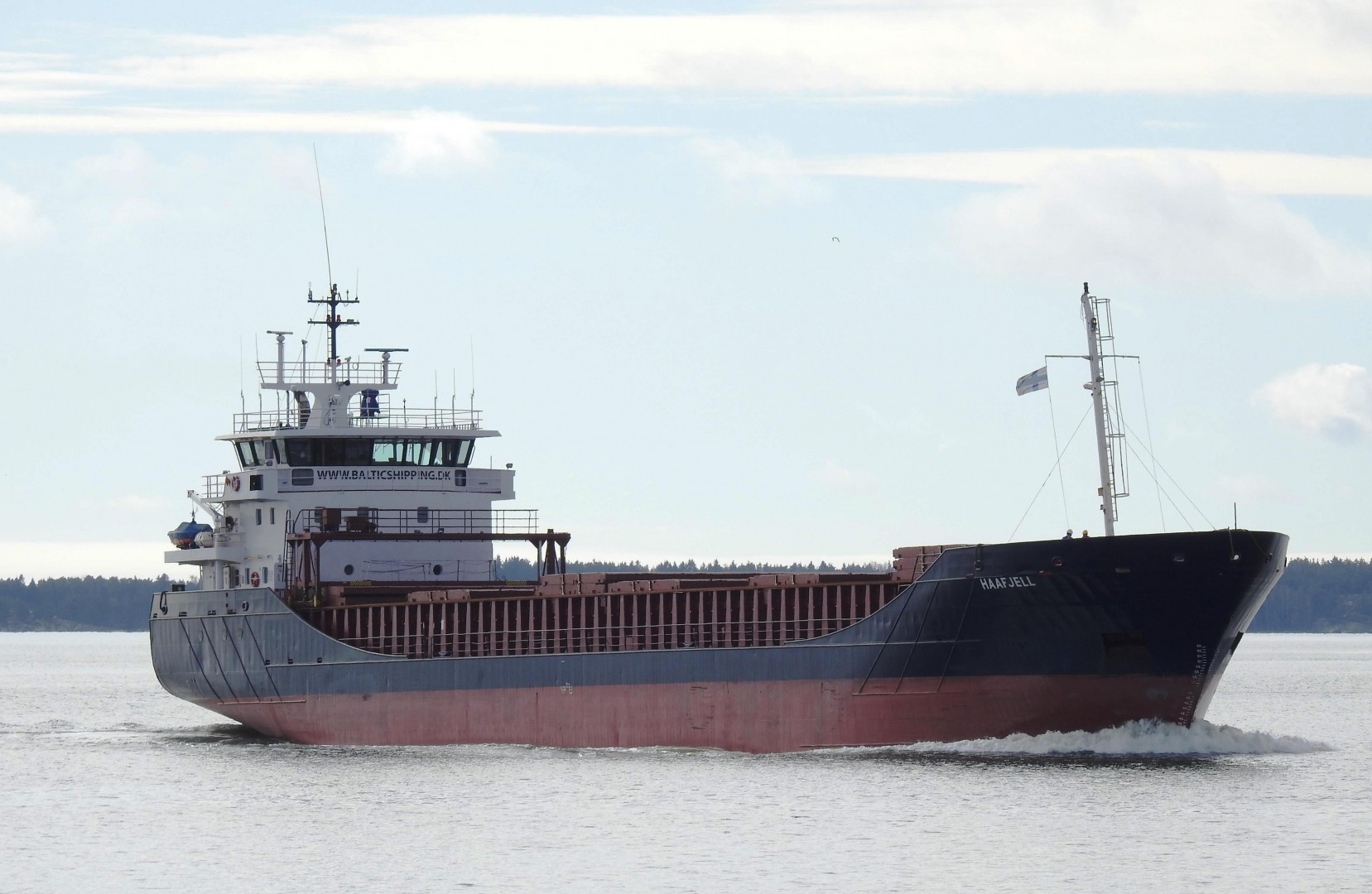 Transit: HAAFJELL entering English South Coast at The Dover Strait