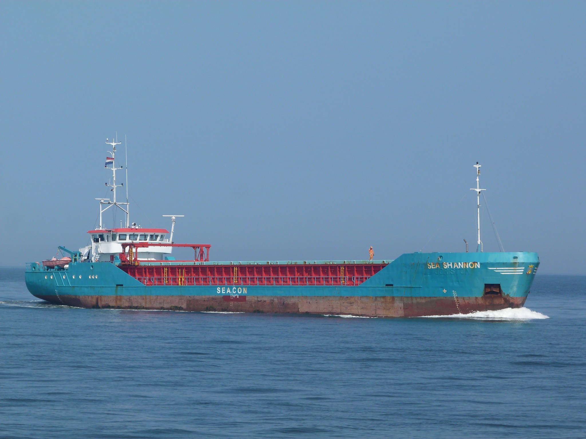 Transit: SEA SHANNON entering English South Coast at The Dover Strait
