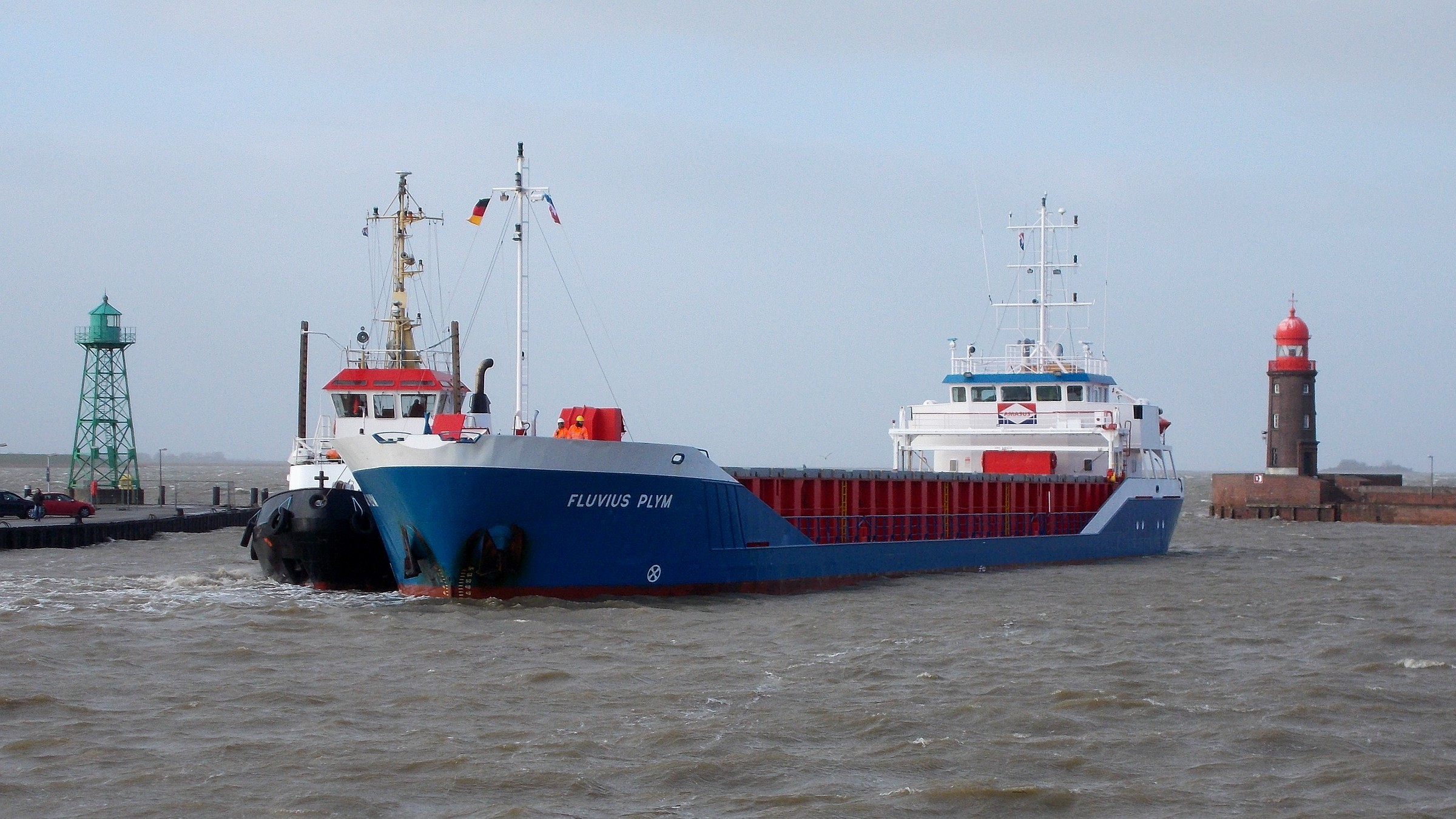 Transit: FLUVIUS PLYM entering English South Coast at The Dover Strait