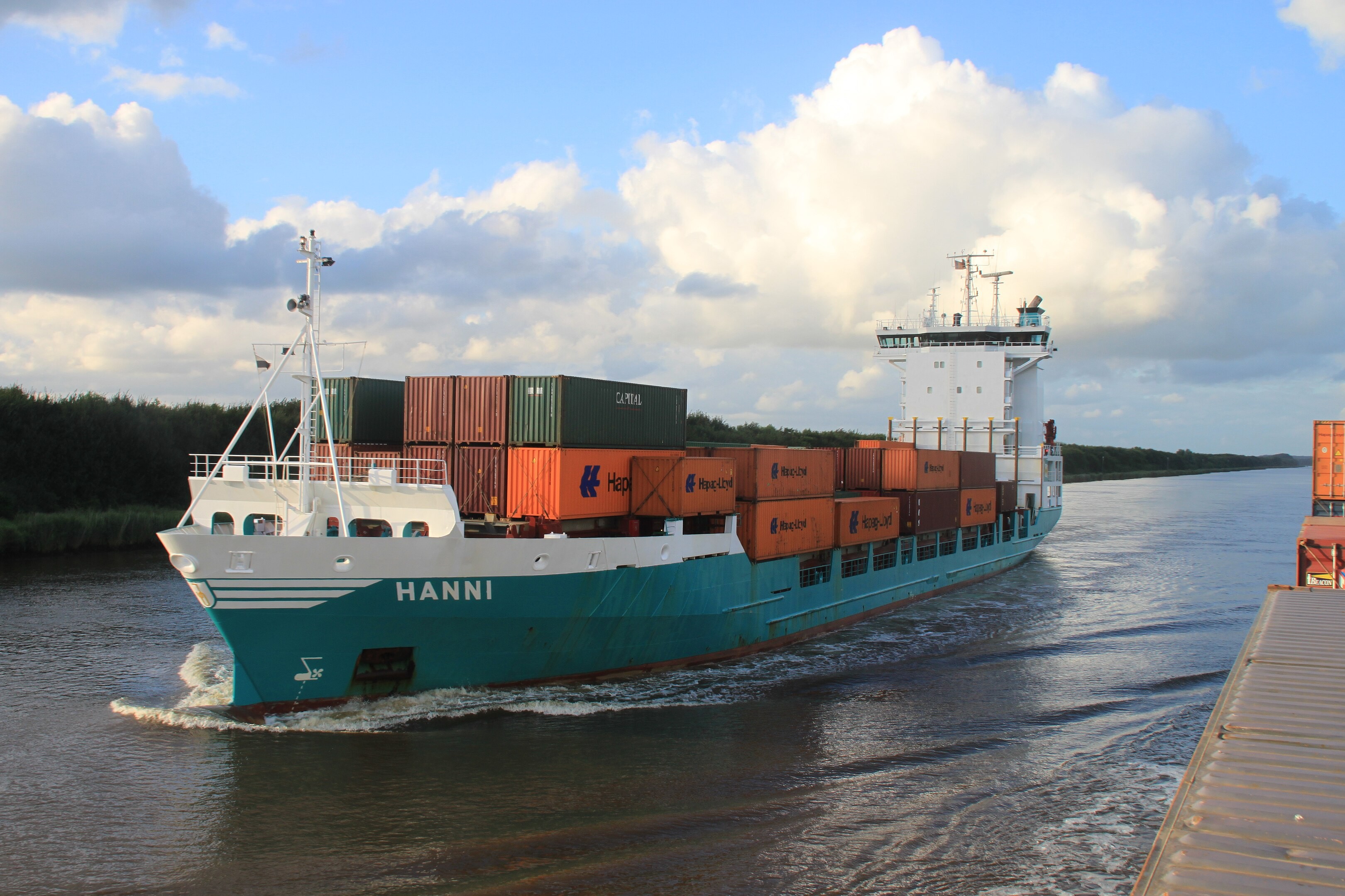 Transit: HANNI entering English South Coast at The Dover Strait