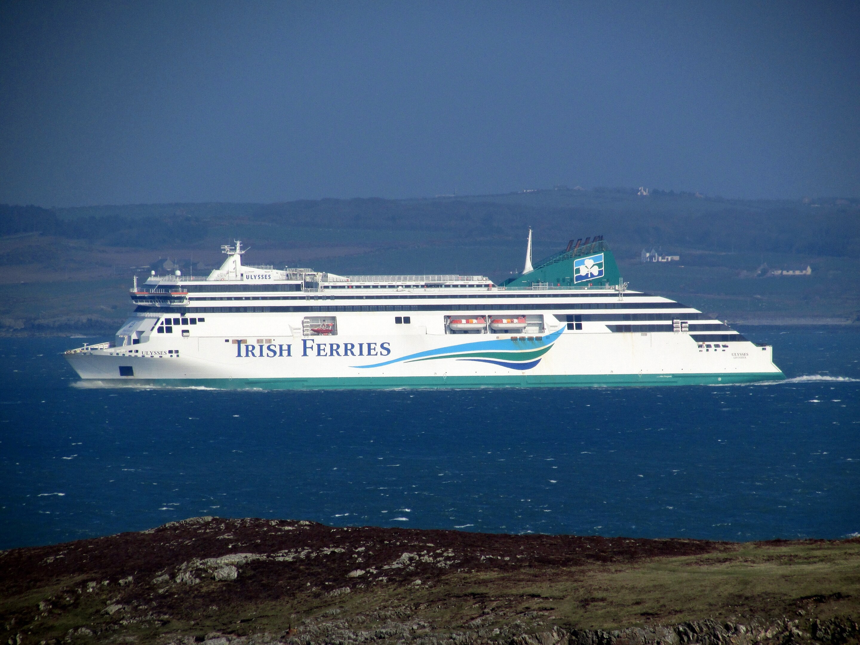  Irish Sea - ULYSSES transiting Irish Sea off Anglesey