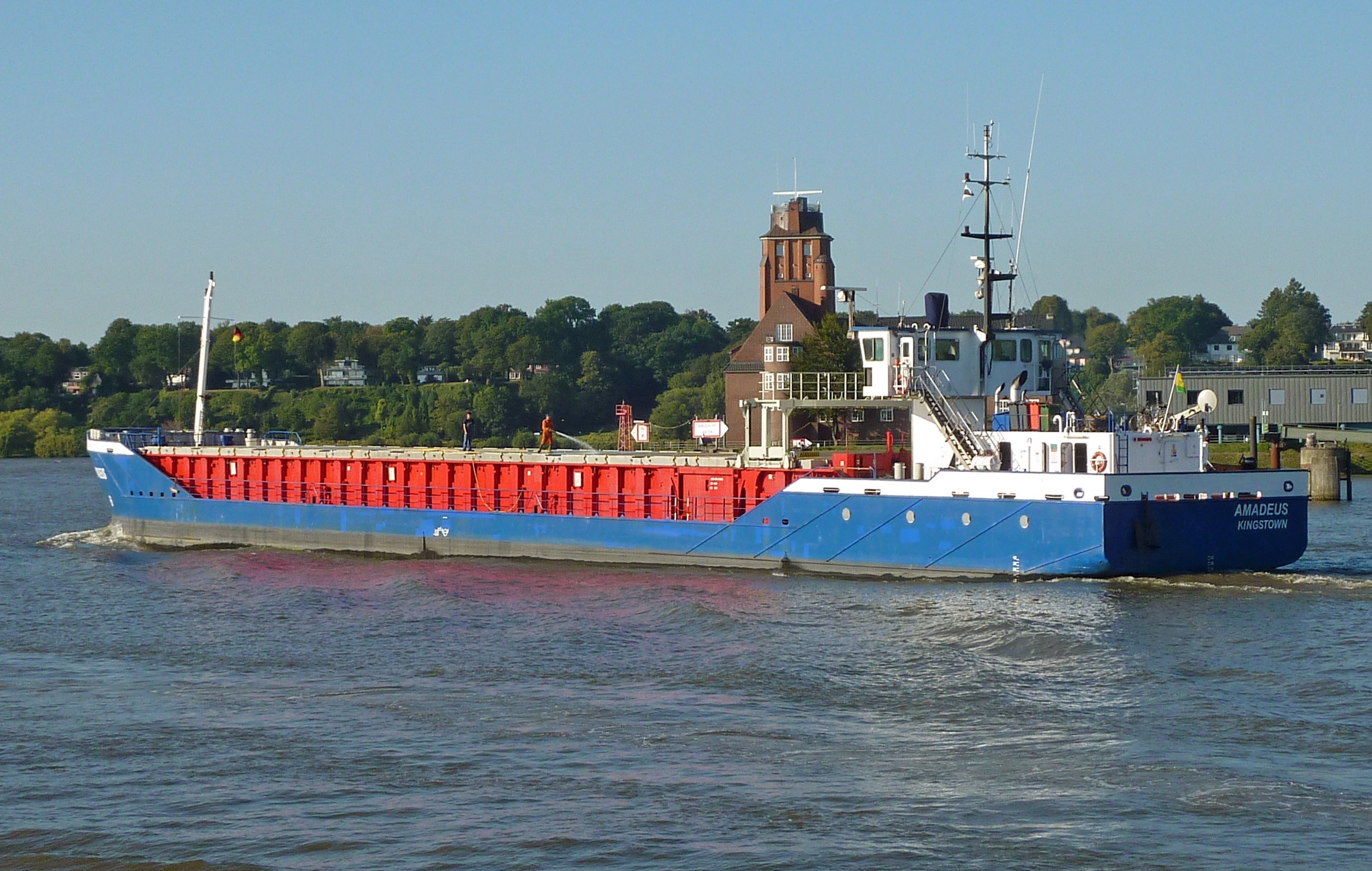 Transit: AMADEUS entering English South Coast at The Dover Strait