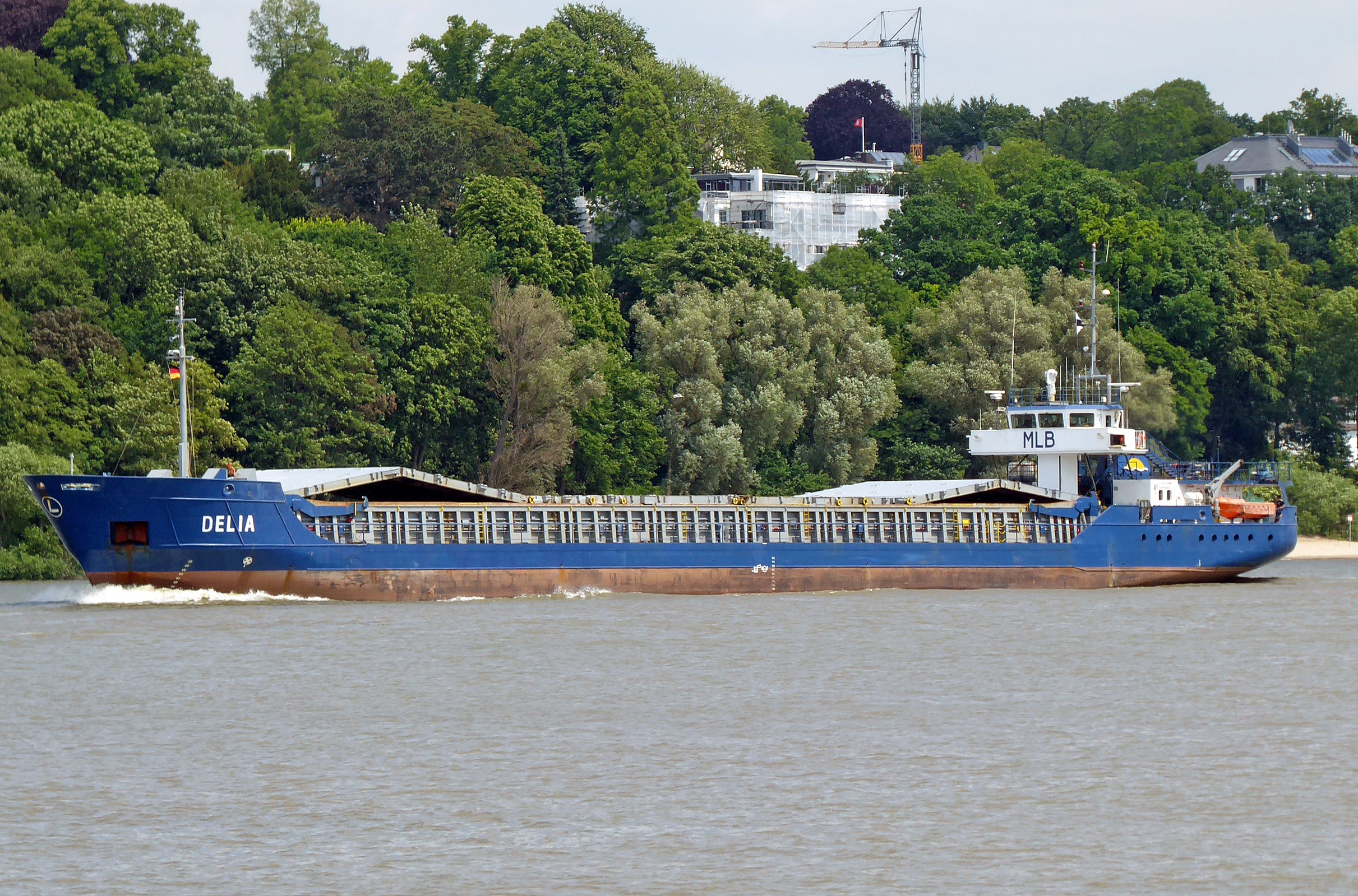 Transit: DELIA entering English South Coast at The Dover Strait