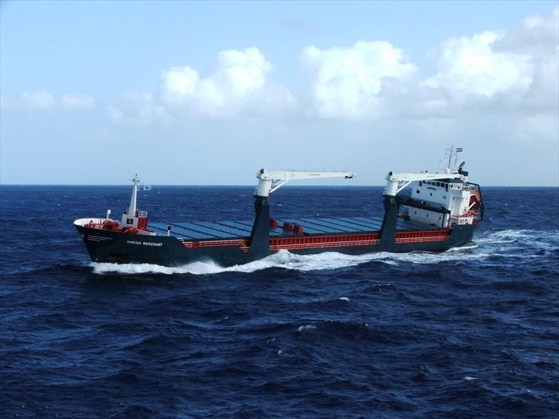  Scottish East Coast - ONEGO MERCHANT transiting John O'Groats Approach