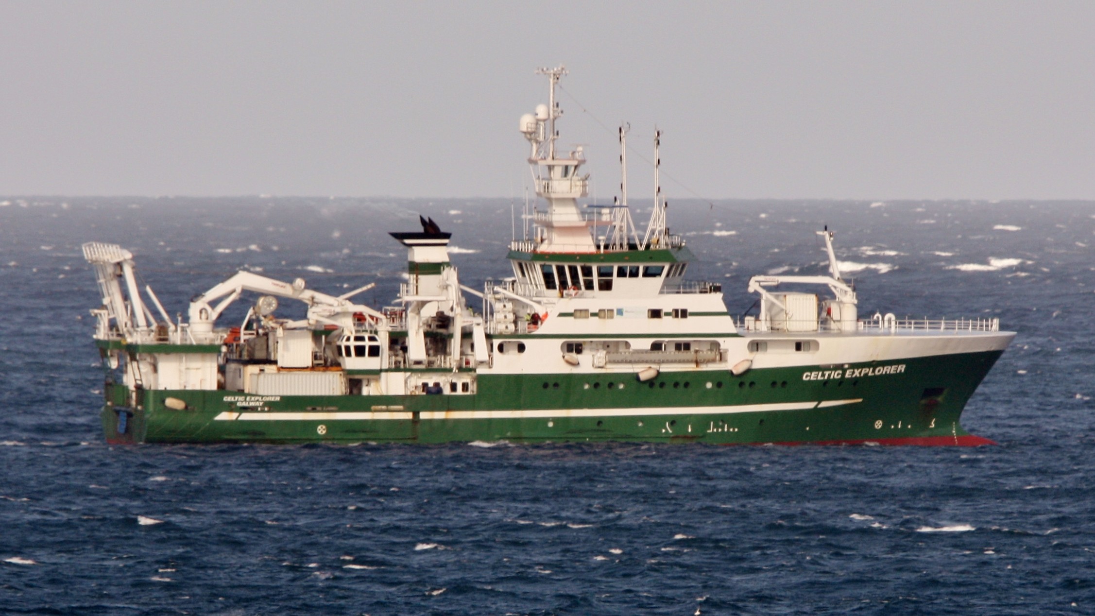  Scottish West Coast - RV CELTIC EXPLORER   transiting Little Minch & Skye