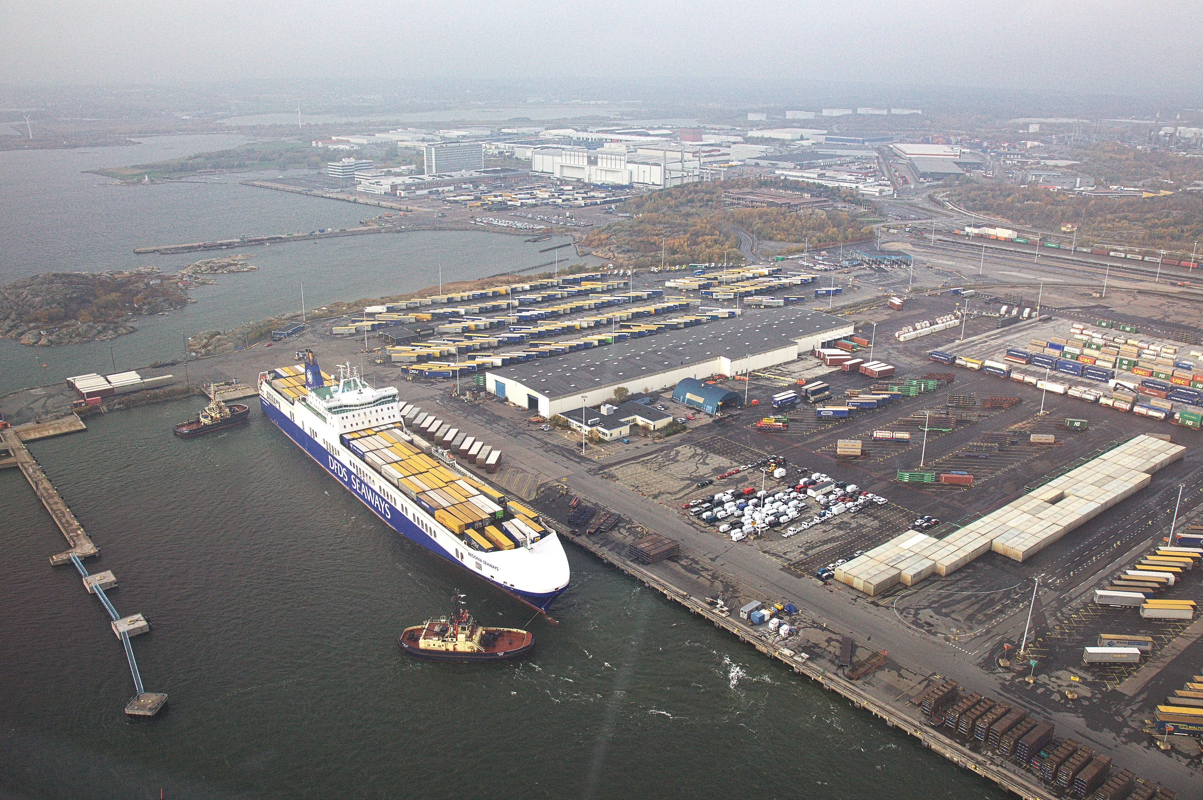 Humber Departure: BEGONIA SEAWAYS