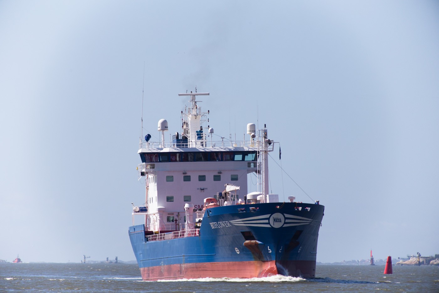 Transit: BITFLOWER            entering English South Coast at The Dover Strait