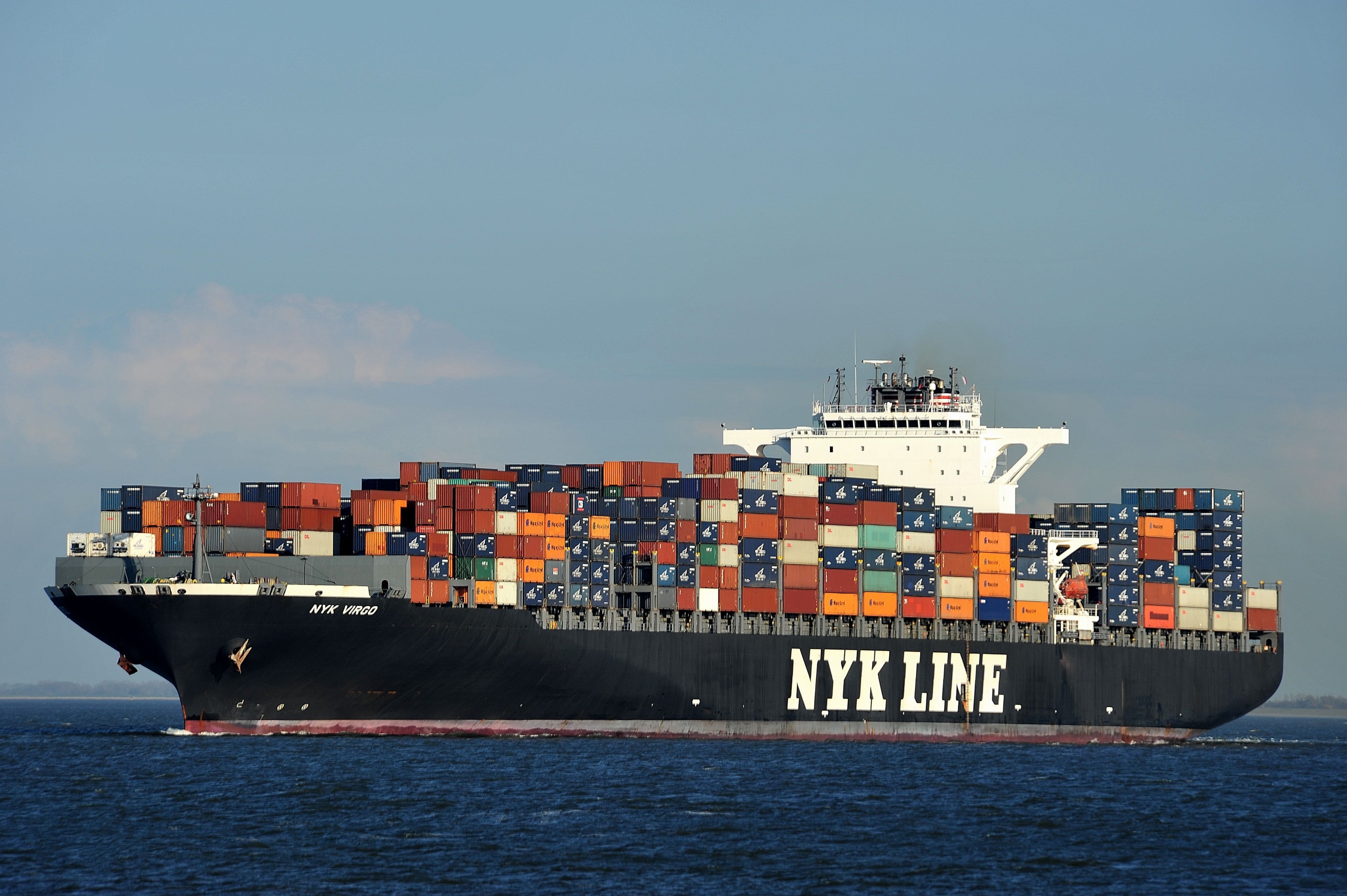 Transit: NYK VIRGO            entering English South Coast at The Dover Strait