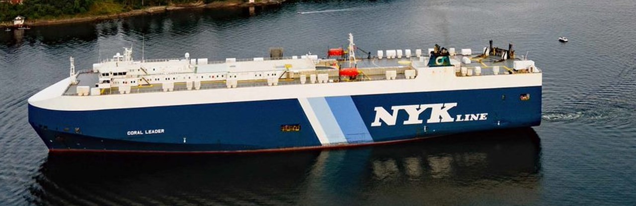 Transit: CORAL LEADER         entering English South Coast at The Dover Strait