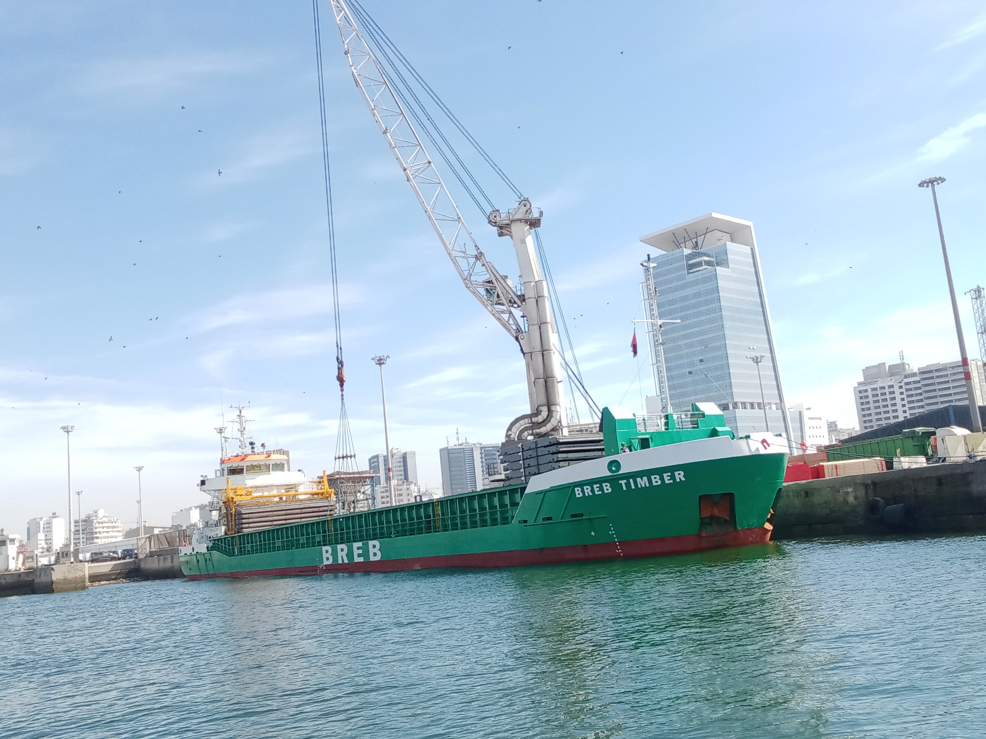  Irish Sea - BREB TIMBER          transiting St Georges Channel