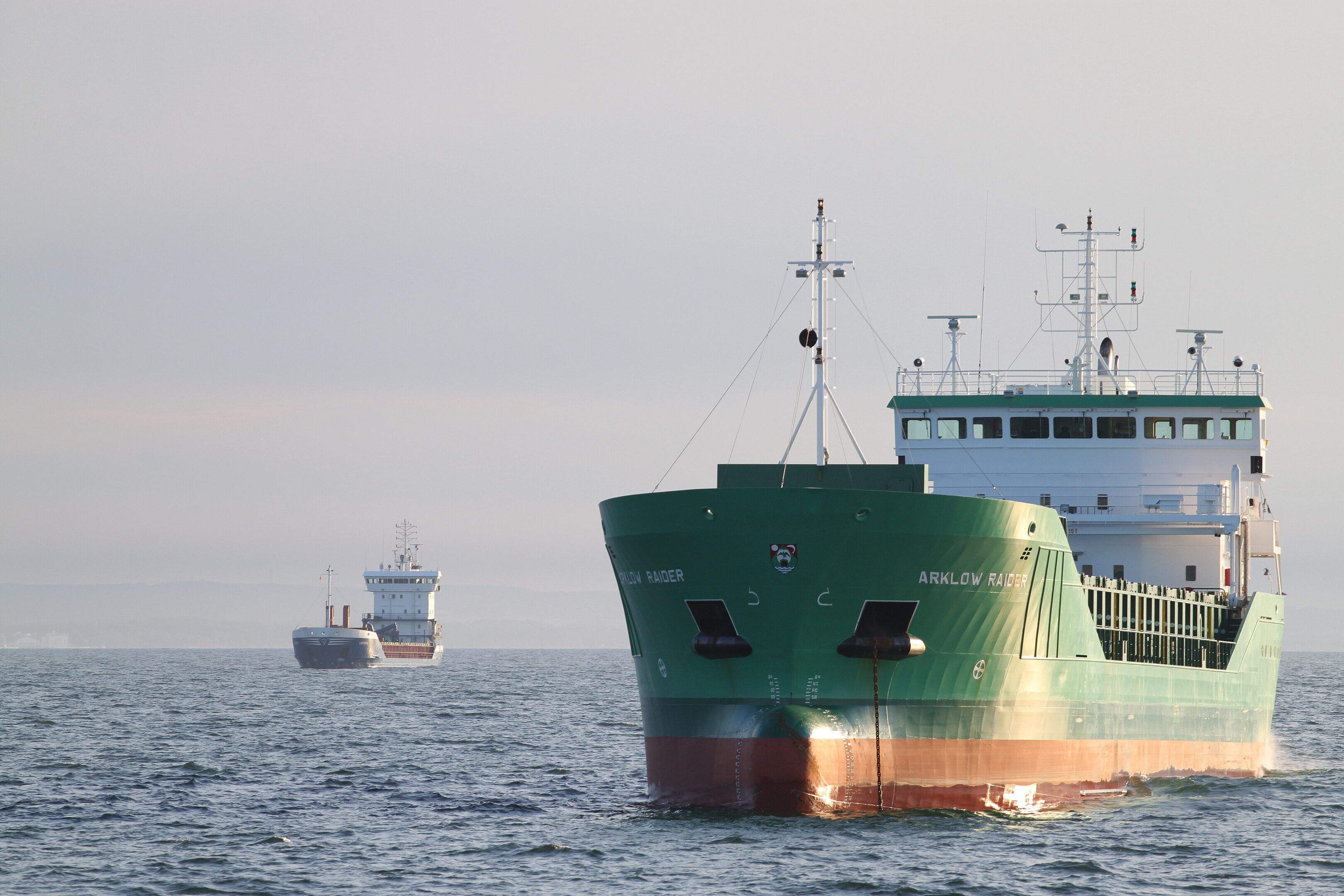 Transit: ARKLOW RAIDER        entering English South Coast at The Dover Strait