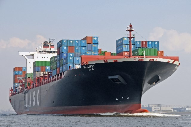Transit: AL SAFAT entering English South Coast at The Dover Strait