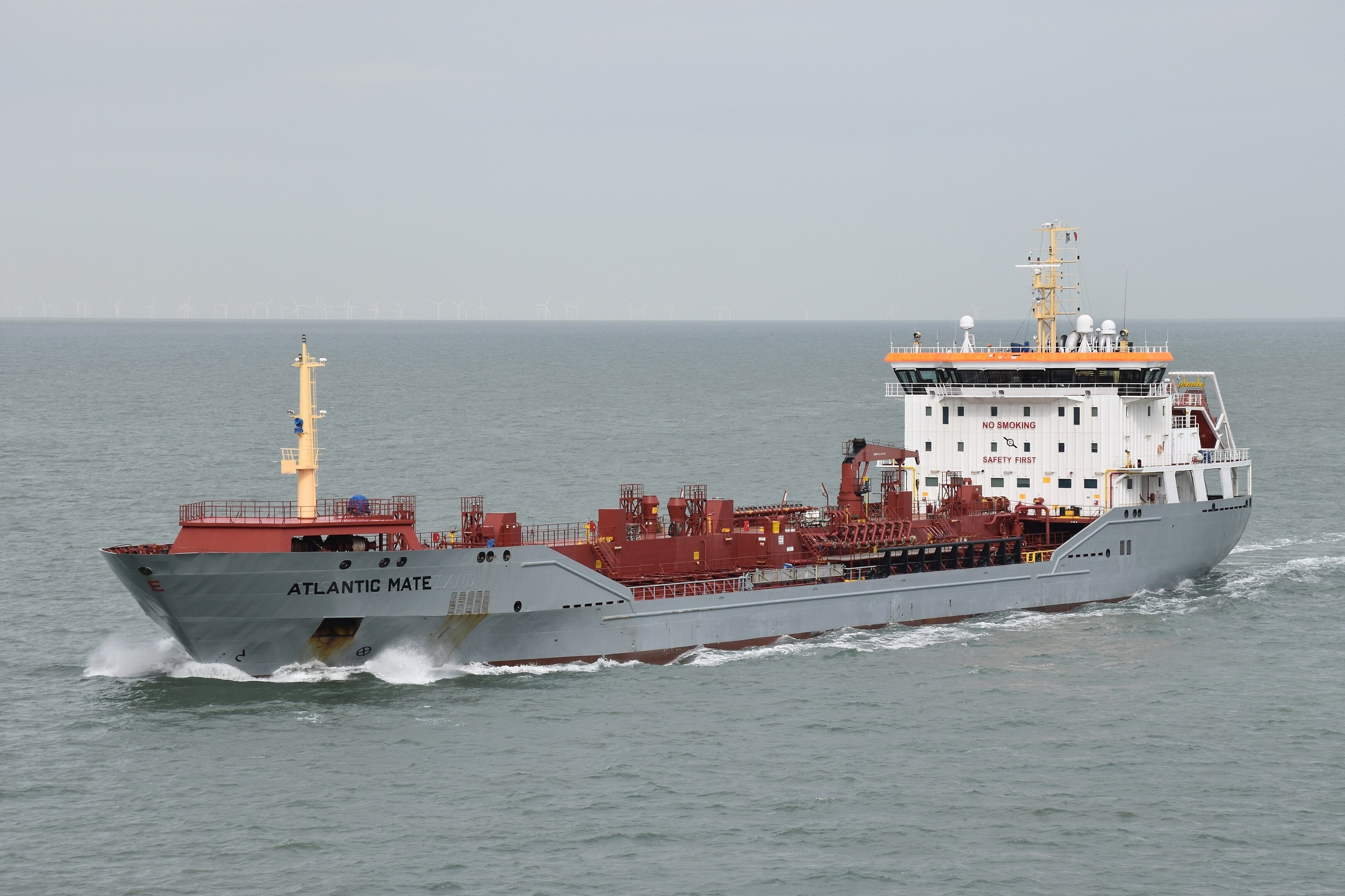 Transit: ATLANTIC  MATE       entering English South Coast at The Dover Strait