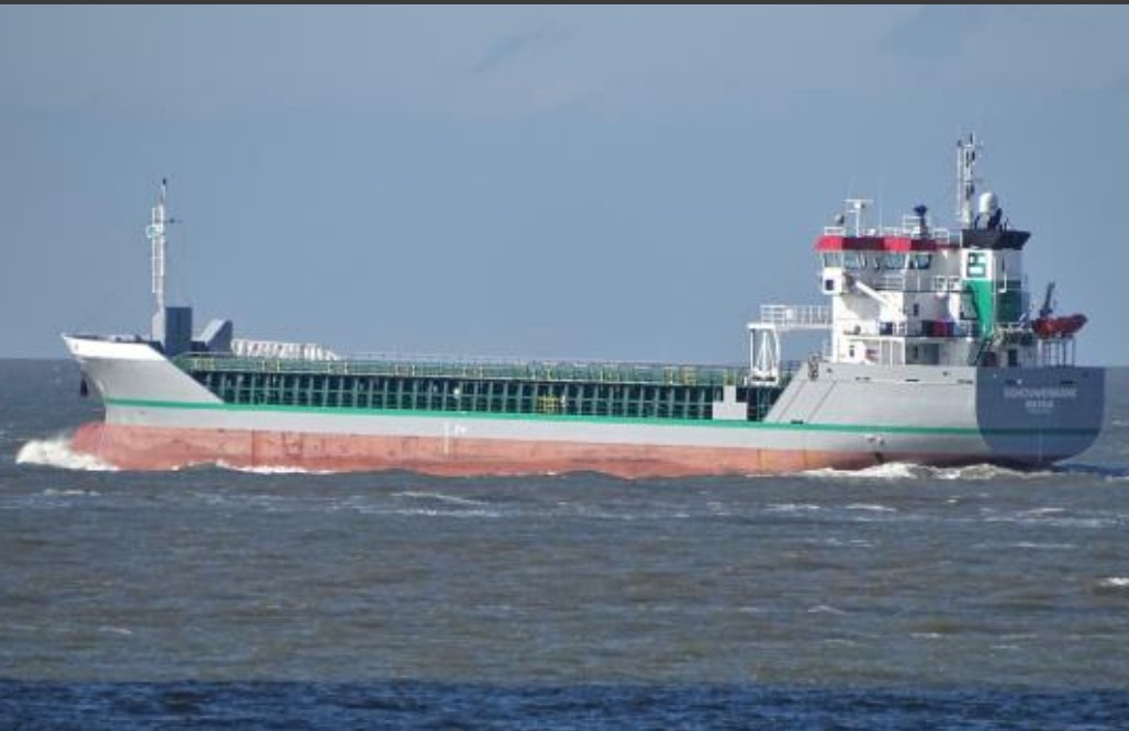 Transit: SCHOUWENBANK         entering English South Coast at The Dover Strait