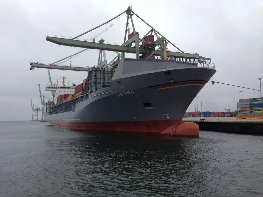  Irish Sea - THETIS D             transiting Irish Sea off Dublin