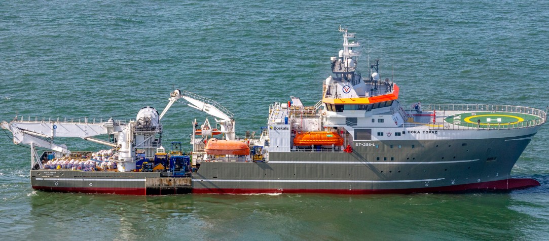  Scottish East Coast - BOKA TOPAZ transiting Aberdeenshire Coast
