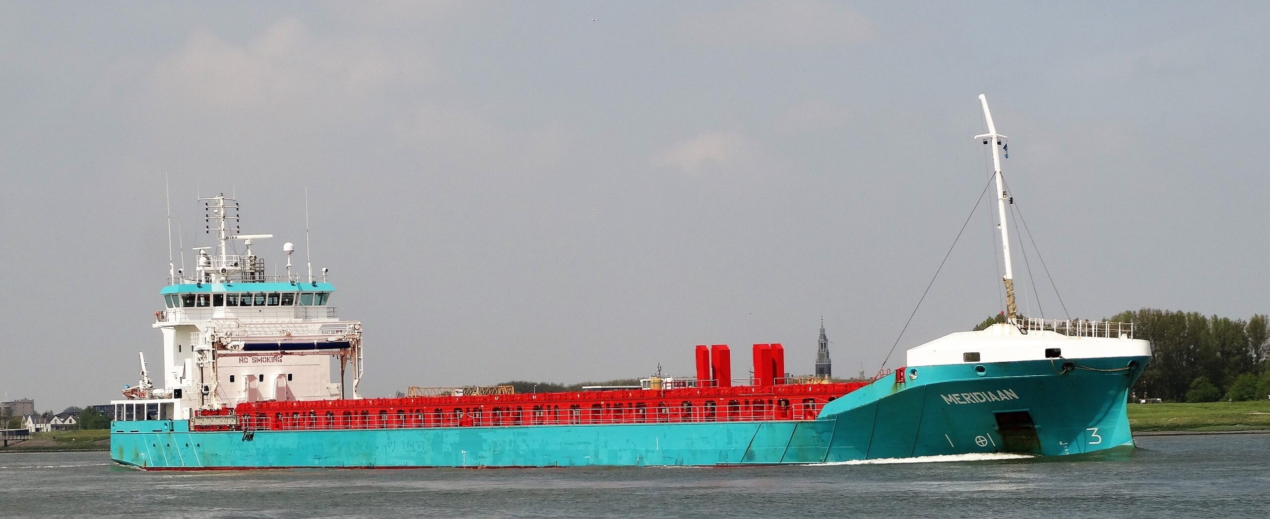 Transit: VERTOM MERIDIAAN entering English South Coast at The Dover Strait