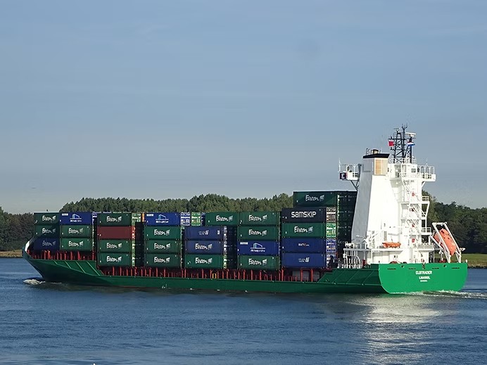  Scottish West Coast - ELBTRADER transiting North Channel at Belfast