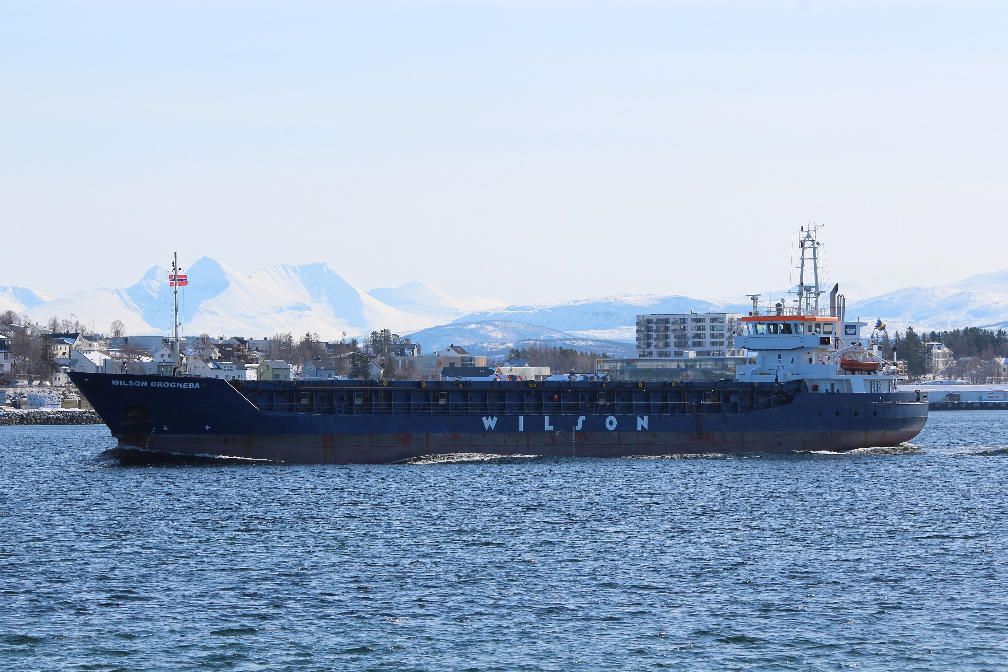 Transit: WILSON DROGHEDA      entering English South Coast at The Dover Strait