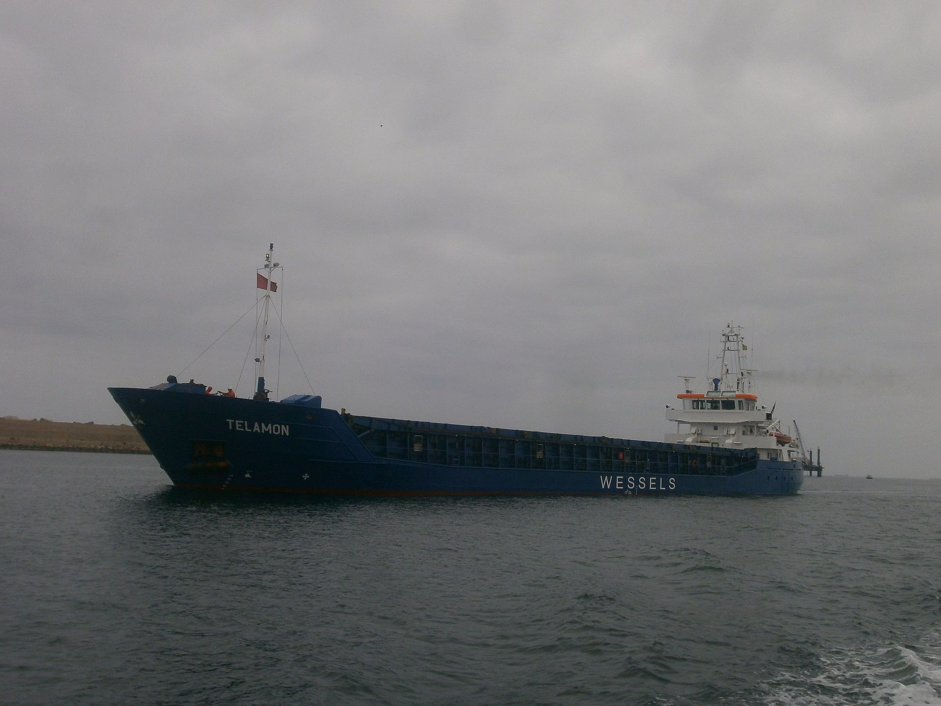  Irish Sea - WILSON DUSAVIK       transiting Irish Sea off Anglesey