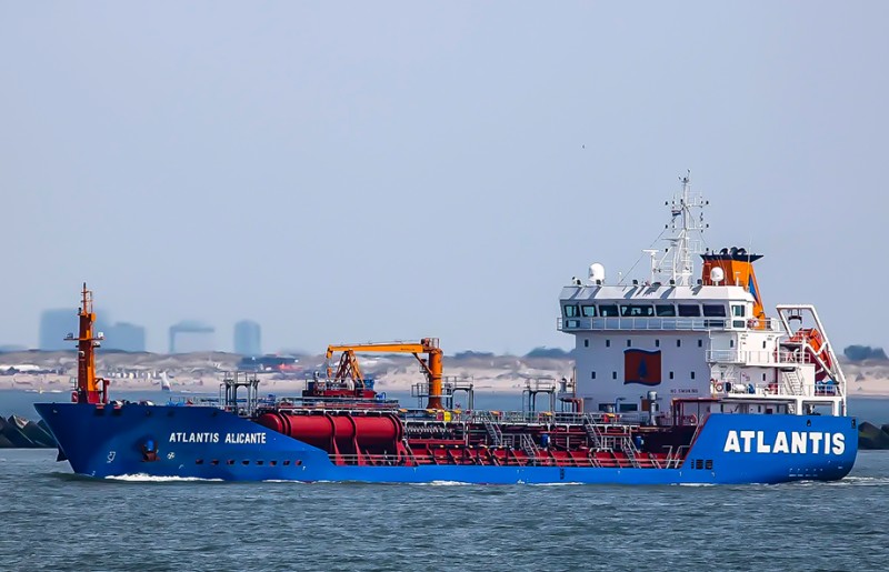 Transit: ATLANTIS ALICANTE    entering English South Coast at The Dover Strait
