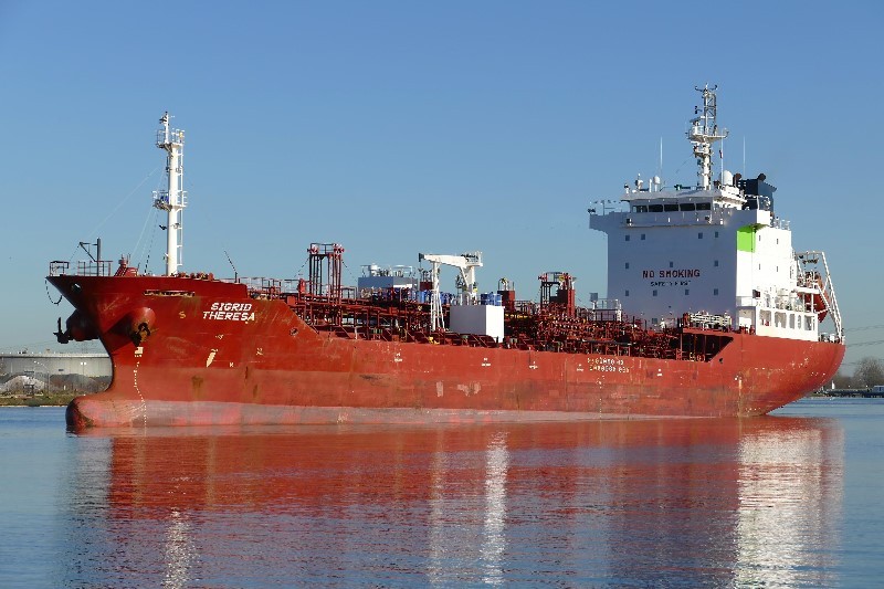  Irish Sea - SIGRID THERESA       transiting Irish Sea off Wales