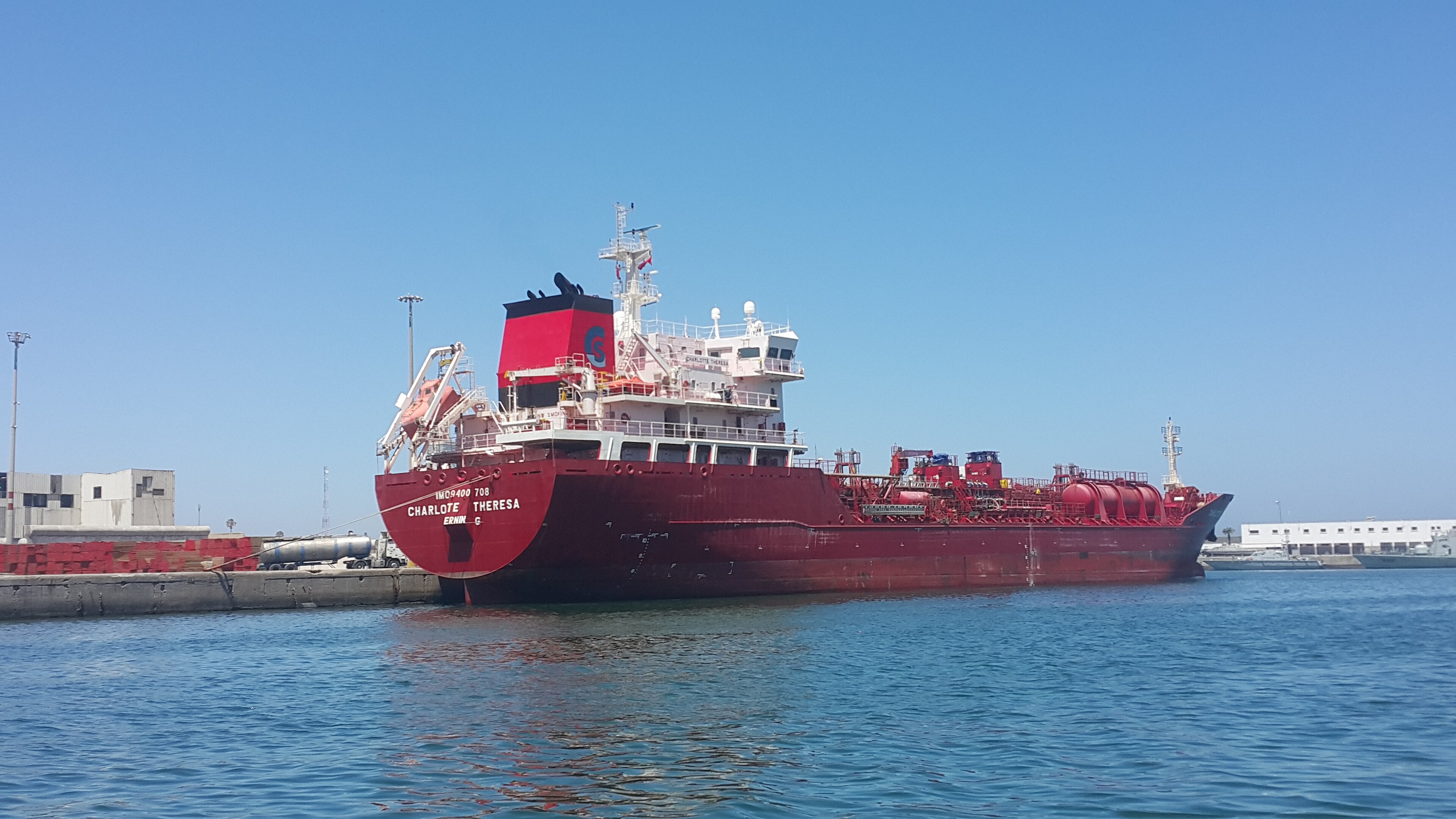 Transit: CHARLOTTE THERESA    entering English South Coast at The Dover Strait
